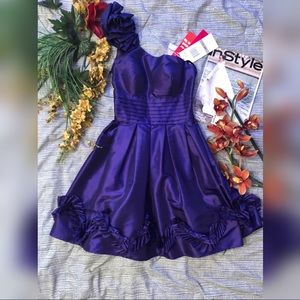MORGAN & CO. Purple Mini Dress